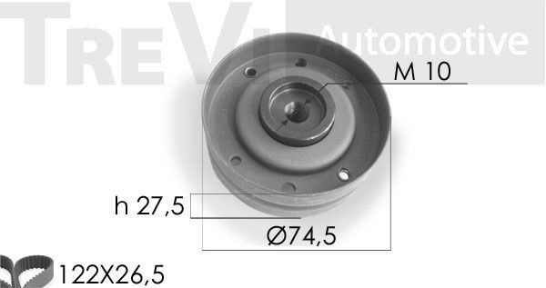 TREVI AUTOMOTIVE Комплект ремня ГРМ KD1061